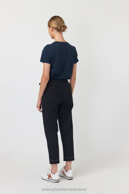 vrouwen vallende rozen t-shirt Kate Sylvester kleding 8LB4O180 inkt