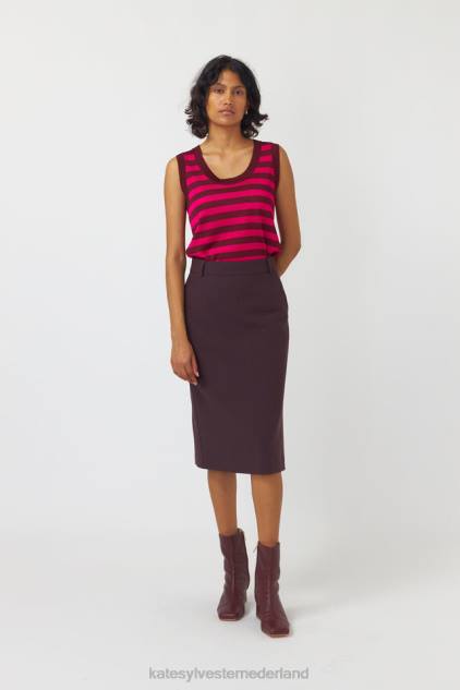 vrouwen venetia tank Kate Sylvester kleding 8LB4O203 roze streep