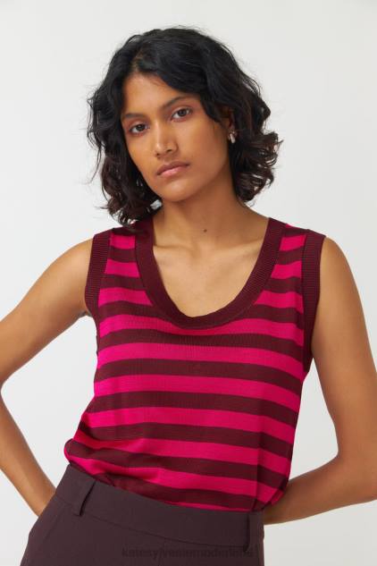 vrouwen venetia tank Kate Sylvester kleding 8LB4O203 roze streep