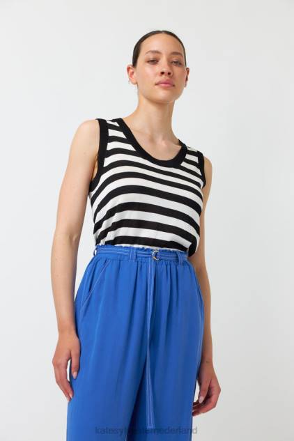 vrouwen venetia tank Kate Sylvester kleding 8LB4O209 zwarte streep