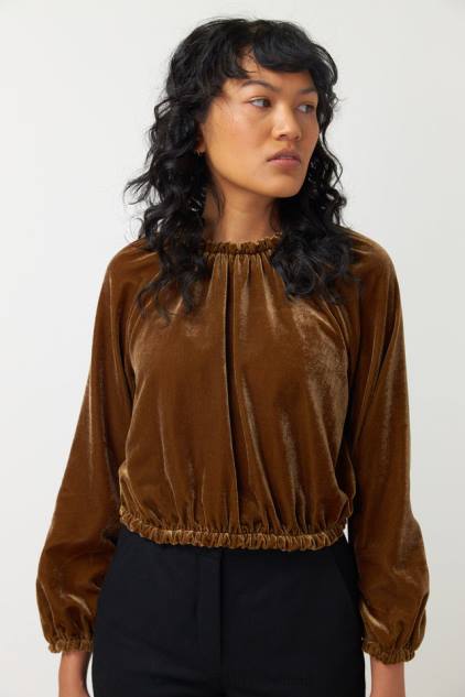 vrouwen viva top Kate Sylvester kleding 8LB4O52 goud
