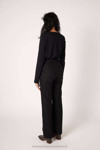 vrouwen zwaan lange mouw Kate Sylvester kleding 8LB4O7 zwart