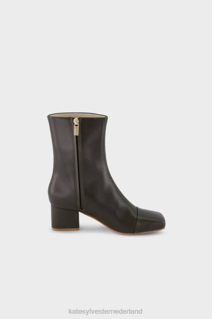 vrouwen laars met vierkante neus Kate Sylvester schoenen 8LB4O79 olijf