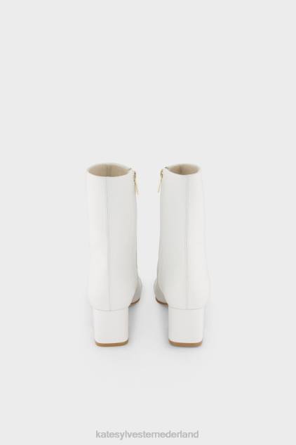 vrouwen laars met vierkante neus Kate Sylvester schoenen 8LB4O81 wit